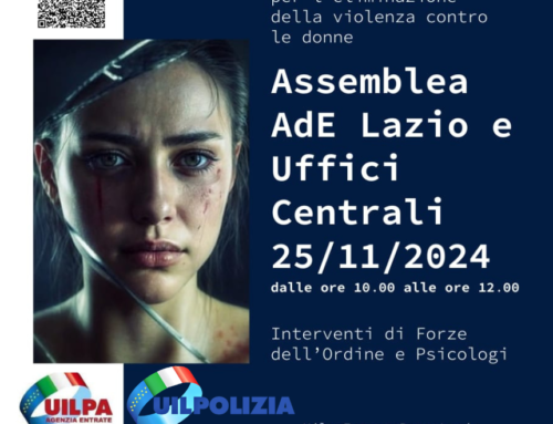 Giornata internazionale per l’eliminazione della violenza contro le donne: Assemblea AdE Lazio e Uffici centrali 25/11/2024